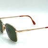 Occhiale da sole Henry Jullien  Delano  laminato oro  53/18  VINTAGE